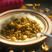 さんまのキーマカレー