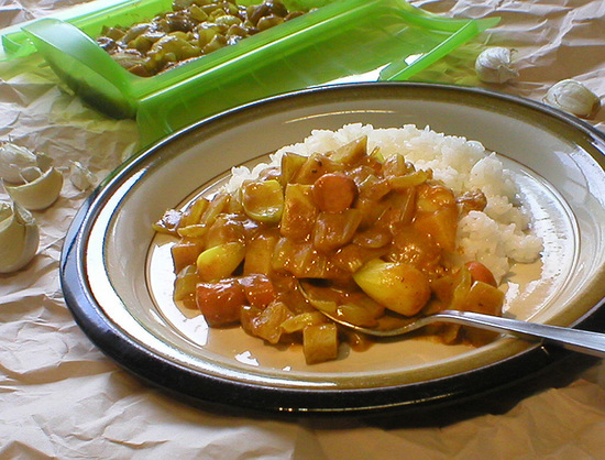 激辛ガーリックポテトカレー