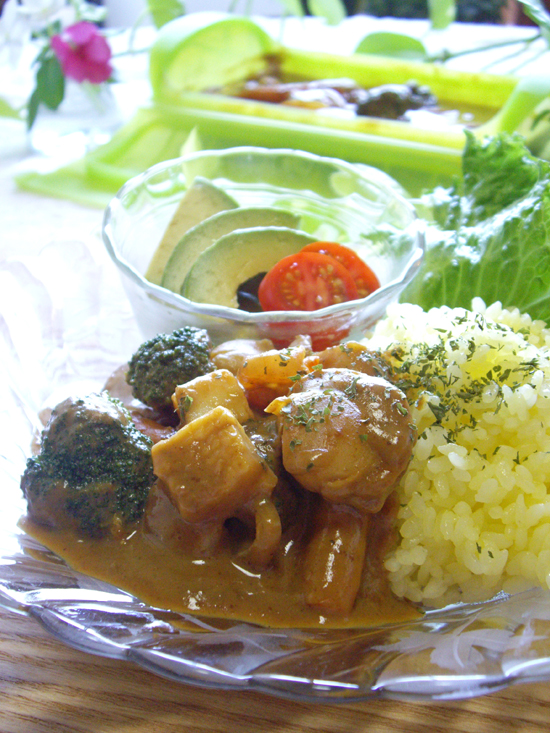 シーフード豆乳カレー