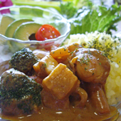 シーフード豆乳カレー