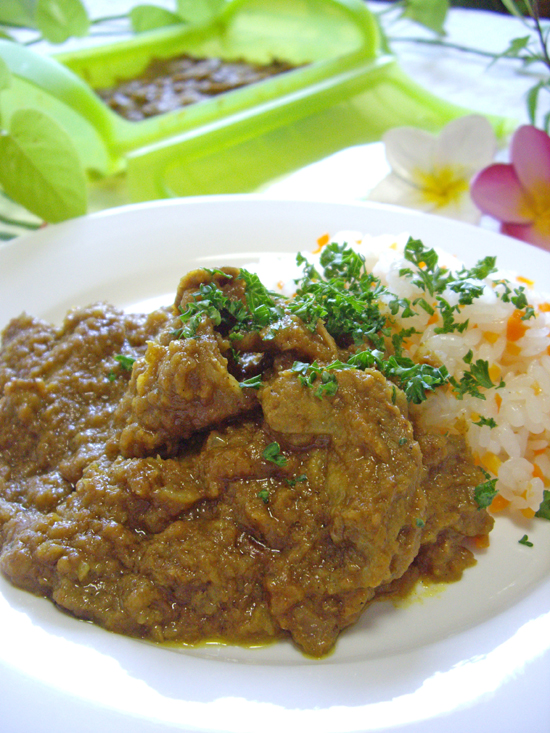 ラムとおろし玉ねぎのフルーティーカレー
