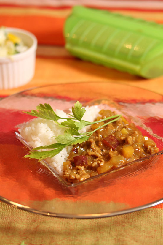 さつま芋のキーマカレー