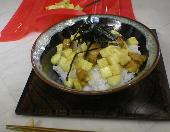 シャキシャキ長芋のカレー丼