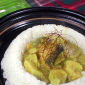 里芋と鮭のカレー