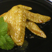鶏手羽先のカレー味マリネ